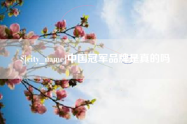 赣州中国冠军品牌是真的吗