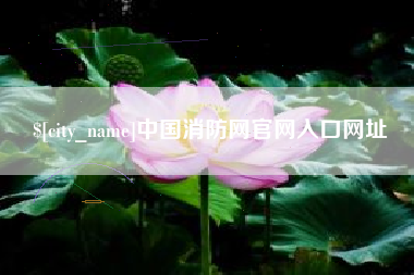 赣州中国消防网官网入口网址