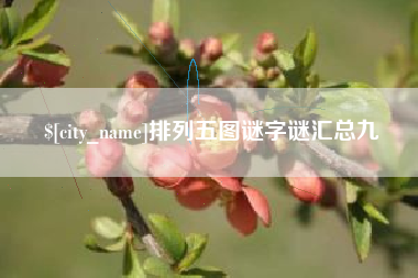 赣州排列五图谜字谜汇总九