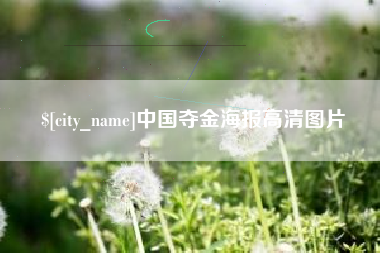 赣州中国夺金海报高清图片