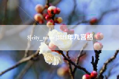 赣州2821年九宫格