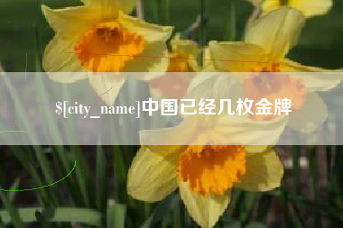 赣州中国已经几枚金牌