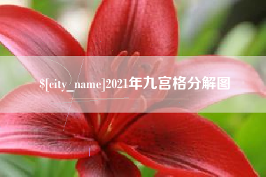 赣州2021年九宫格分解图
