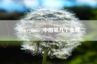 赣州中国第九个金牌