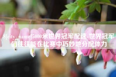 赣州5000米世界冠军配速-世界冠军们往往能在比赛中巧妙地分配体力