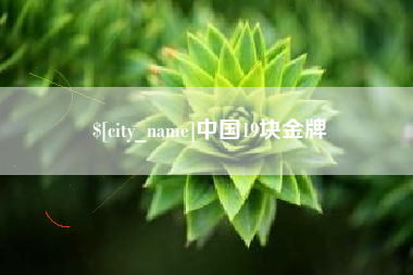 赣州中国19块金牌