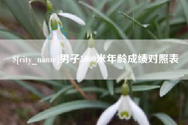 赣州男子5000米年龄成绩对照表
