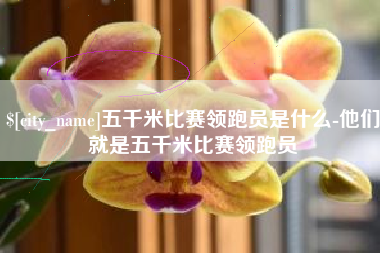 赣州五千米比赛领跑员是什么-他们就是五千米比赛领跑员