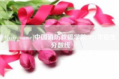 赣州中国消防救援学院2021年招生分数线