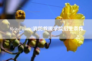 赣州消防救援学院招生条件