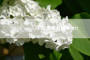 赣州中国金牌有哪些2021
